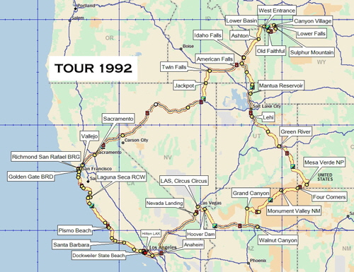 Map ++ Rv-Tour1992