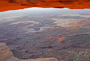 Mesa Arch - Canyon View