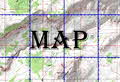Topo-Map ++ Cottonwood Teepees - Red Grotto